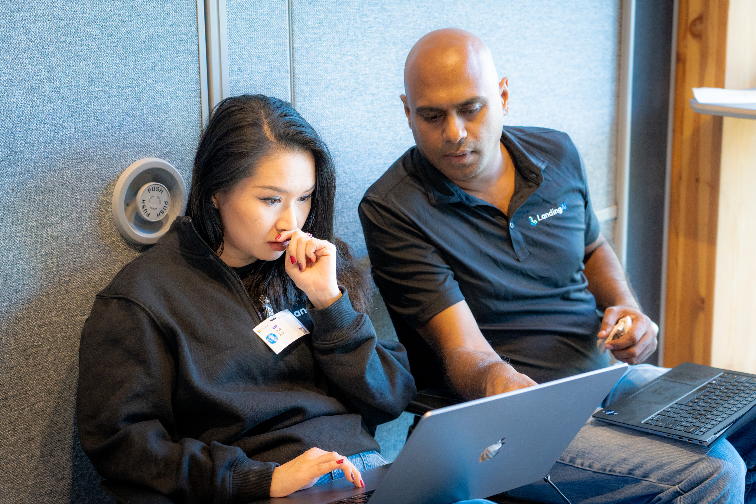 Ava and Seshu from LandingAI