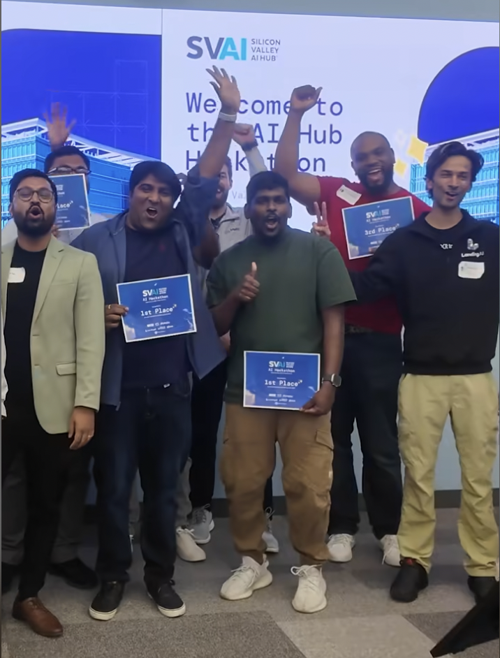 SVAI Hub hackathon winners